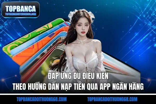 Đáp ứng đủ điều kiện theo hướng dẫn nạp tiền qua app ngân hàng