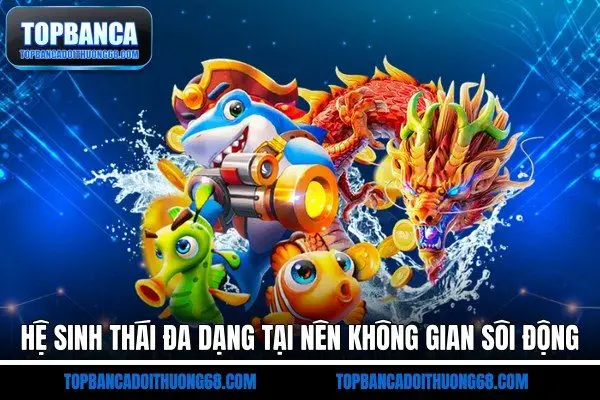 Hệ sinh thái đa dạng tại nên không gian sôi động